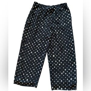 Wide Leg Patterned Lightweight Pants